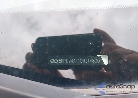 2016 Hyundai Sonata Se z USA, uszkodzony, nr VIN 5NPE24AF1GH314800